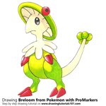 How to Draw Breloom from Pokemon