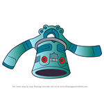 How to Draw Bronzong from Pokemon