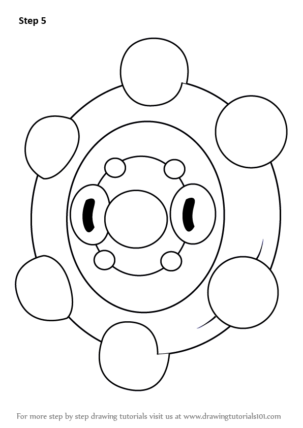 Learn How to Draw Bronzor from Pokemon (Pokemon) Step by Step : Drawing