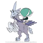 How to Draw Calyrex Ice Rider from Pokemon