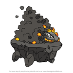 How to Draw Carkol from Pokemon