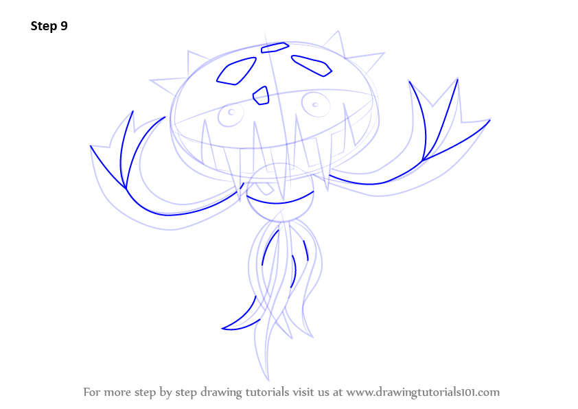 Learn How to Draw Carnivine from Pokemon (Pokemon) Step by Step