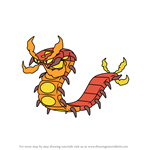 How to Draw Centiskorch from Pokemon