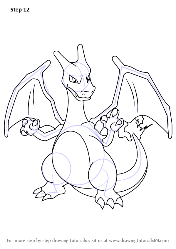 Mega Charizard X  Sketch by Kerberrage on DeviantArt