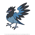 How to Draw Corvisquire from Pokemon