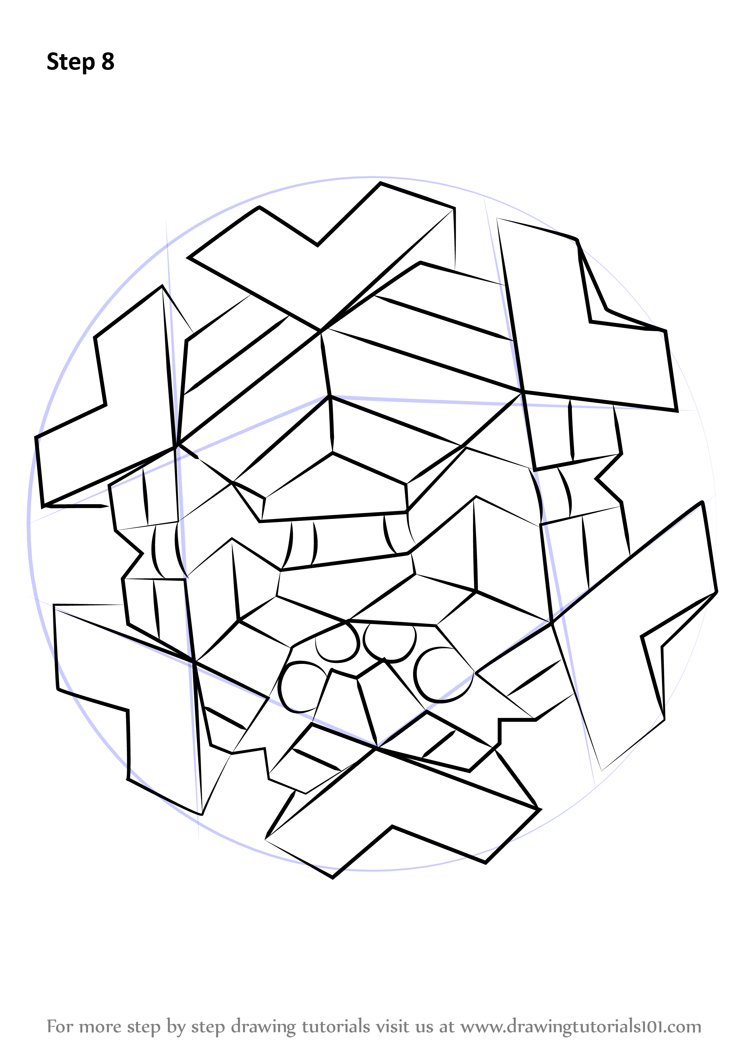 Learn How to Draw Cryogonal from Pokemon (Pokemon) Step by Step