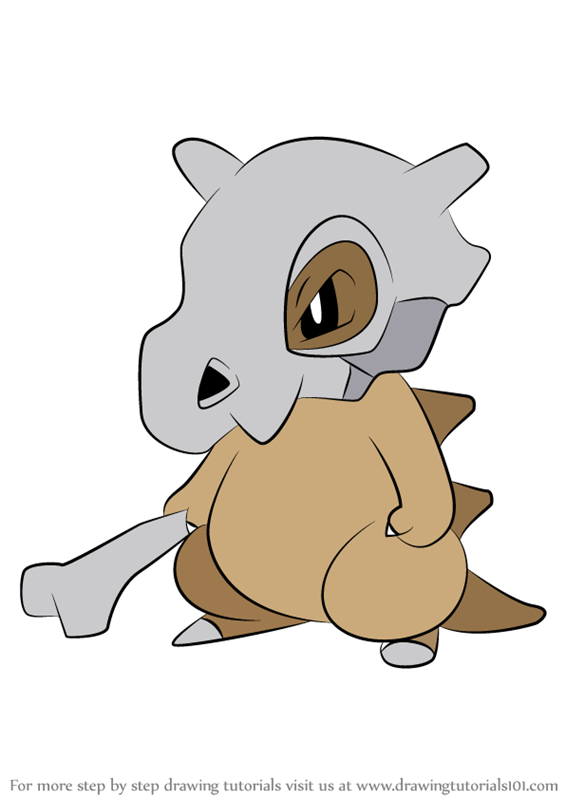 Learn How To Draw Cubone From Pokemon Pokemon Step By Step Drawing Tutorials