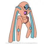 How to Draw Deoxys Defense Forme from Pokemon