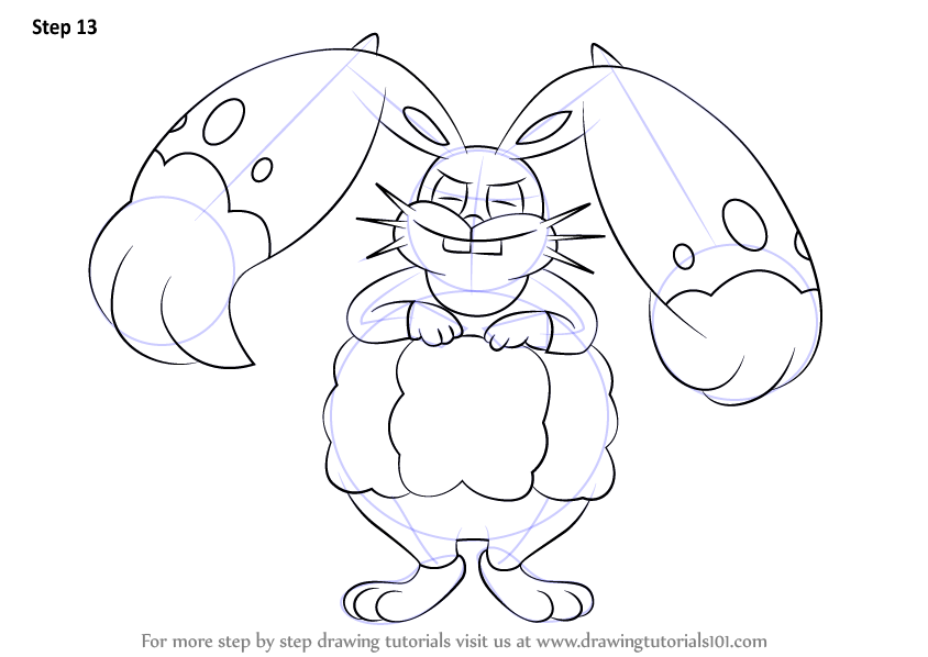 Learn How to Draw Diggersby from Pokemon (Pokemon) Step by Step