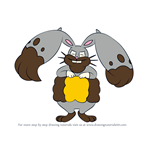 How to Draw Diggersby from Pokemon