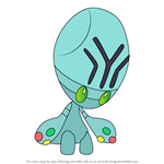 How to Draw Elgyem from Pokemon