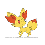 How to Draw Fennekin from Pokemon