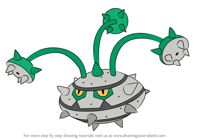 Learn How to Draw Ferrothorn from Pokemon (Pokemon) Step by Step