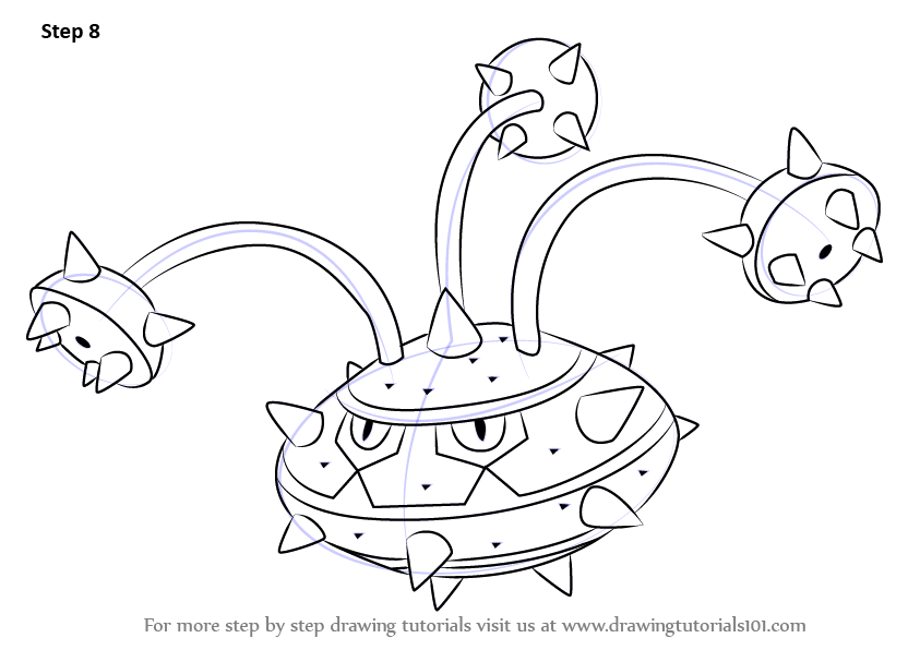 Learn How to Draw Ferrothorn from Pokemon (Pokemon) Step by Step