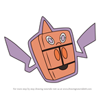 How to Draw Frost Rotom from Pokemon