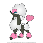 How to Draw Furfrou - Heart Style from Pokemon
