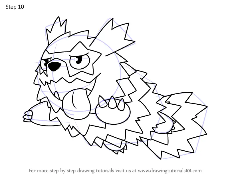 Learn How to Draw Galarian Zigzagoon from Pokemon (Pokemon ...