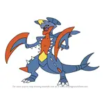 How to Draw Garchomp from Pokemon