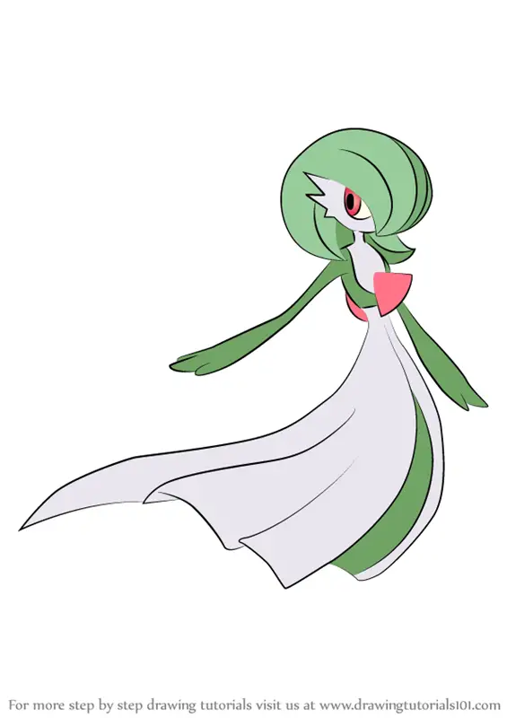 Learn How To Draw Gardevoir From Pokemon Pokemon Step By Step Drawing Tutorials