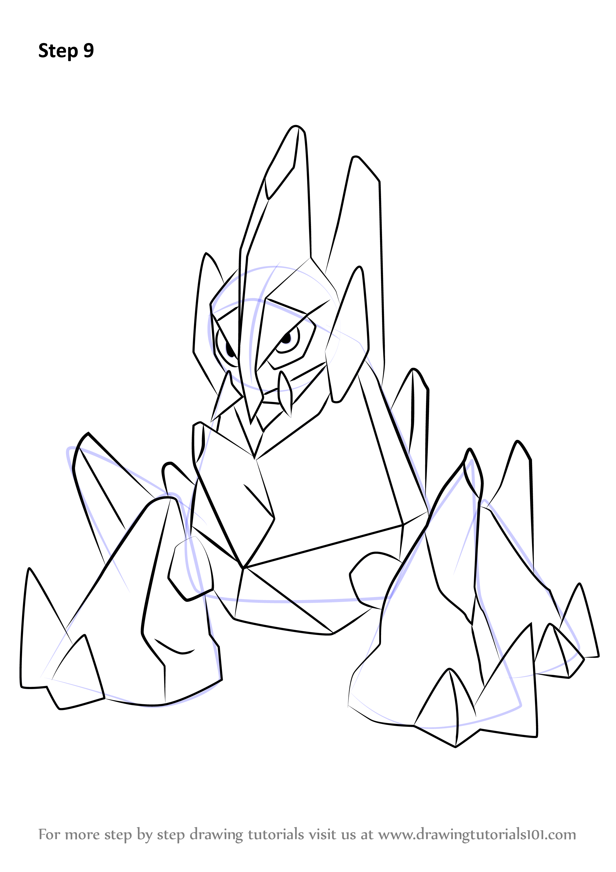 Learn How to Draw Gigalith from Pokemon (Pokemon) Step by Step