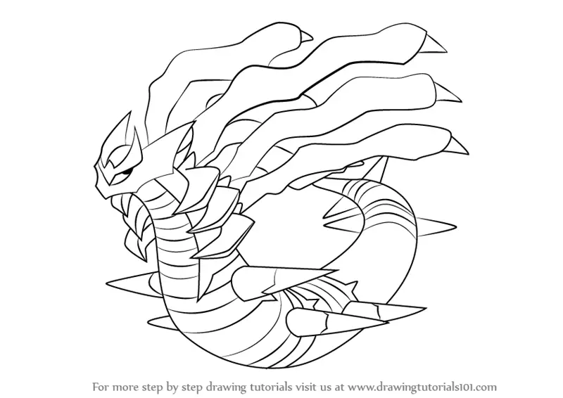 Learn How to Draw Giratina from Pokemon (Pokemon) Step by ...