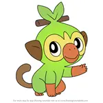 How to Draw Grookey from Pokemon