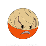 How to Draw Hisuian Electrode from Pokemon