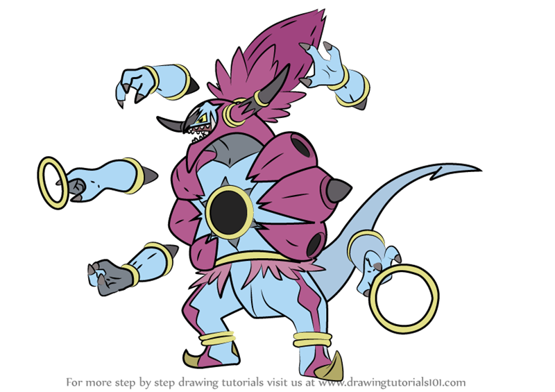 unbound hoopa coloring pages - photo #6