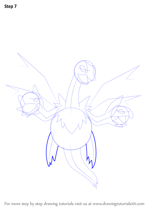 Learn How to Draw Hydreigon from Pokemon (Pokemon) Step by Step