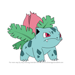 How to Draw Ivysaur from Pokemon