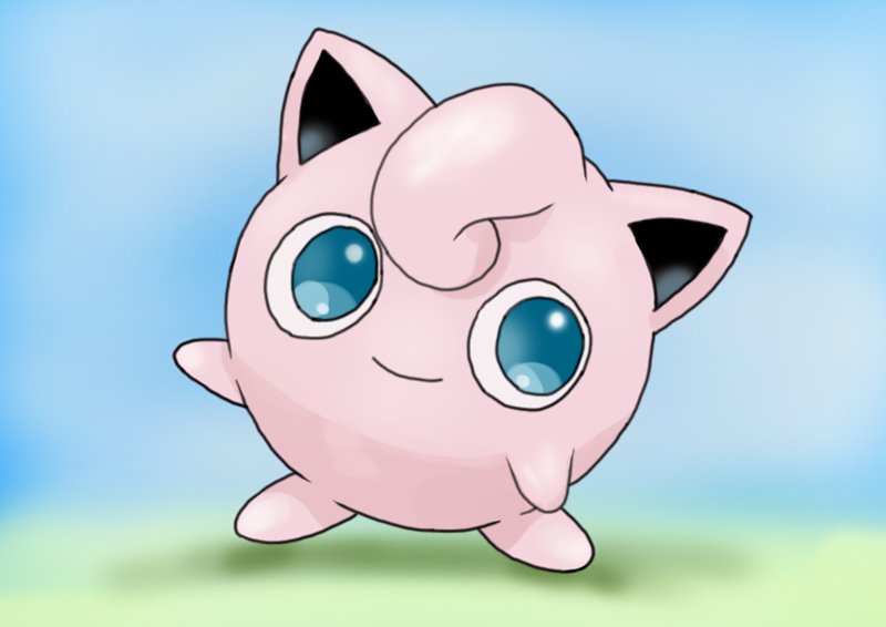 Learn How to Draw Jigglypuff from Pokemon (Pokemon) Step by Step