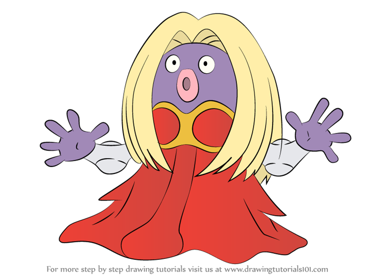 Learn How to Draw Jynx  from Pokemon  Pokemon  Step by Step 