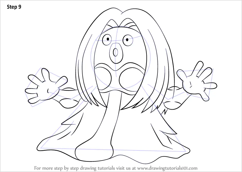 Learn How to Draw Jynx  from Pokemon  Pokemon  Step by Step 