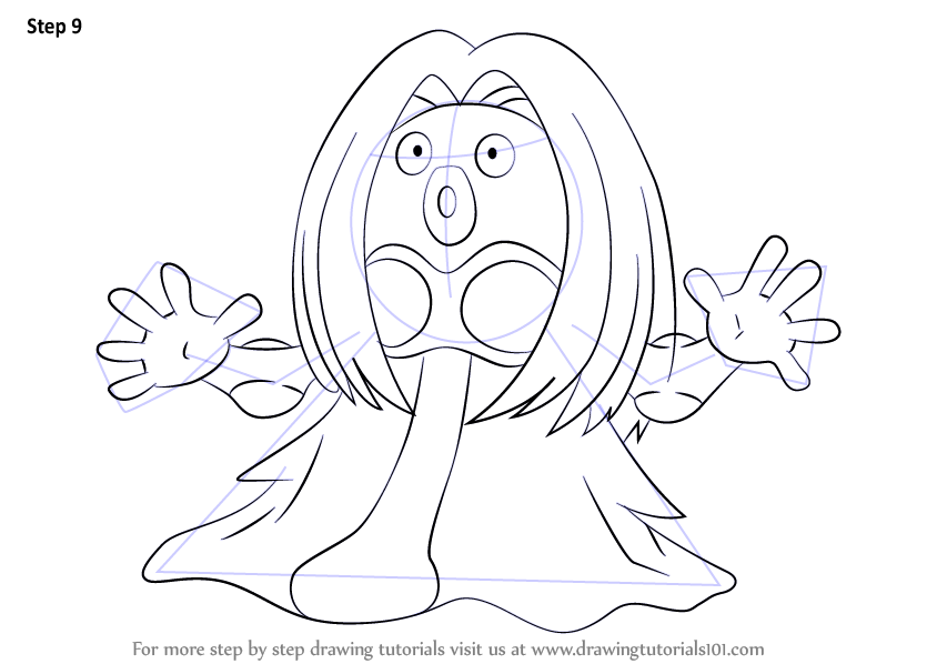 Learn How to Draw Jynx  from Pokemon  Pokemon  Step by Step 