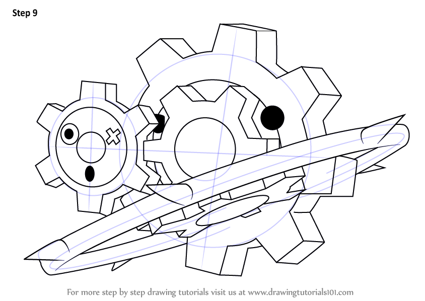 Learn How to Draw Klinklang from Pokemon (Pokemon) Step by Step