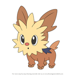 How to Draw Lillipup from Pokemon