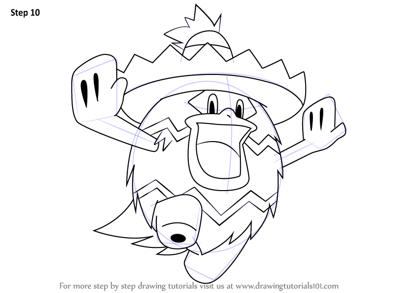 Learn How to Draw Ludicolo from Pokemon (Pokemon) Step by Step