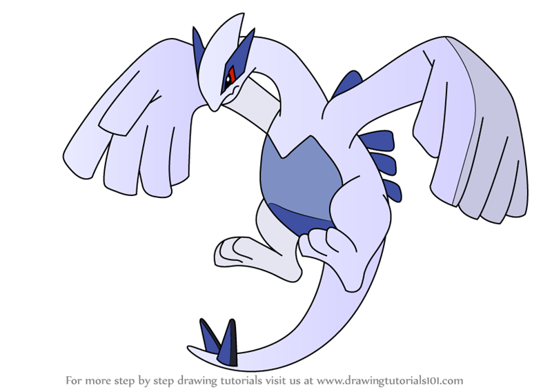 DRAW KAWAII LUGIA !! - Pokémon 