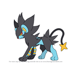 How to Draw Luxray from Pokemon