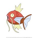 How to Draw Magikarp from Pokemon