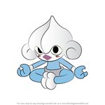 How to Draw Meditite from Pokemon