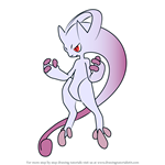 How to Draw Mega Mewtwo Y from Pokemon