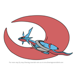 How to Draw Mega Salamence from Pokemon