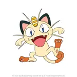 How to Draw Meowth from Pokemon