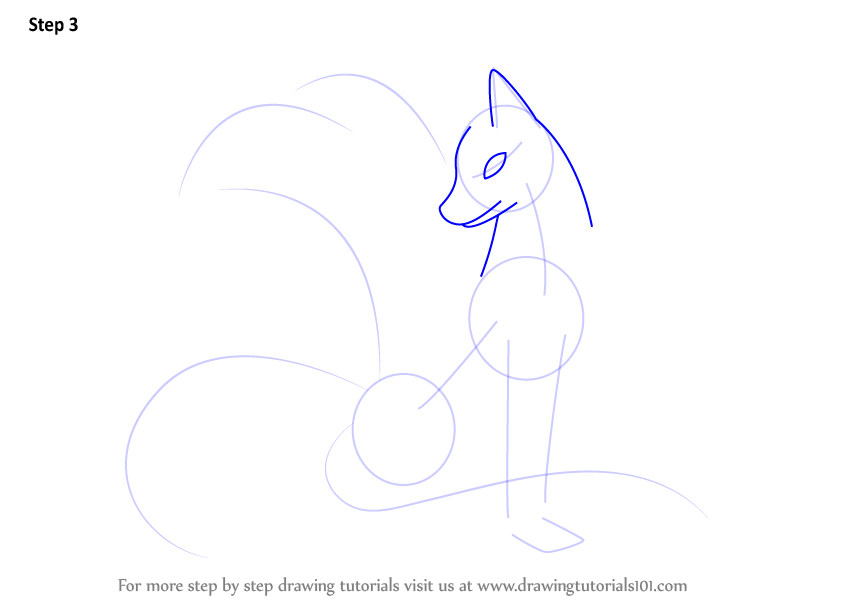 Learn How to Draw Ninetales from Pokemon (Pokemon) Step by Step