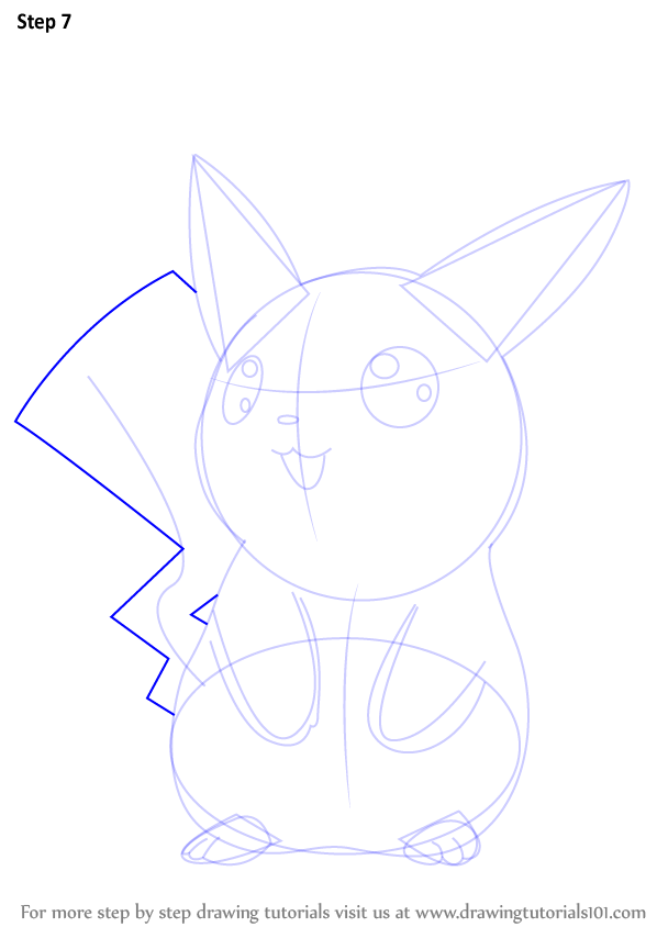 Download Step by Step How to Draw Ninja Pikachu from Pokemon ...