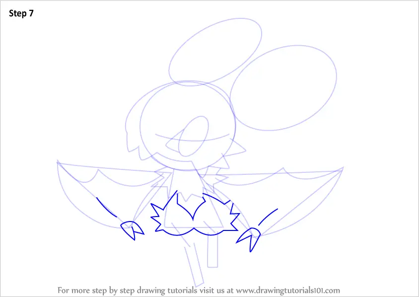 Step by Step How to Draw Noibat  from Pokemon  