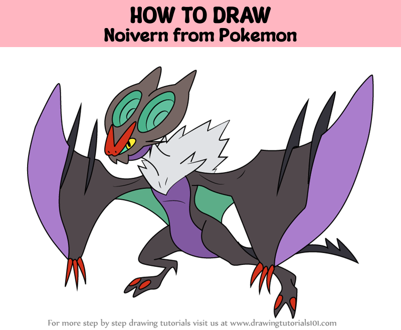 How to Draw Noivern from Pokemon (Pokemon) Step by Step ...