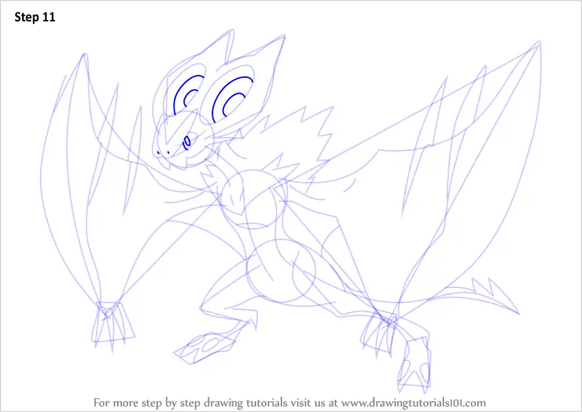 Download Learn How to Draw Noivern from Pokemon (Pokemon) Step by Step : Drawing Tutorials