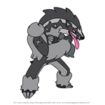 How to Draw Obstagoon from Pokemon